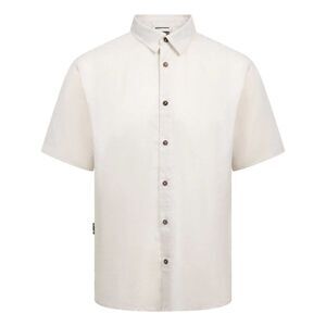Trespass Mens Suntan Short-Sleeved Shirt / Soft Stone